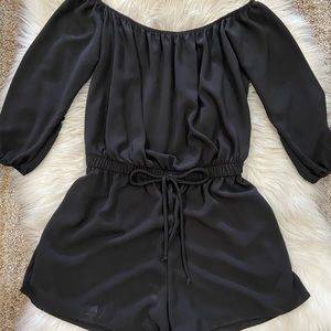 Off the shoulder romper